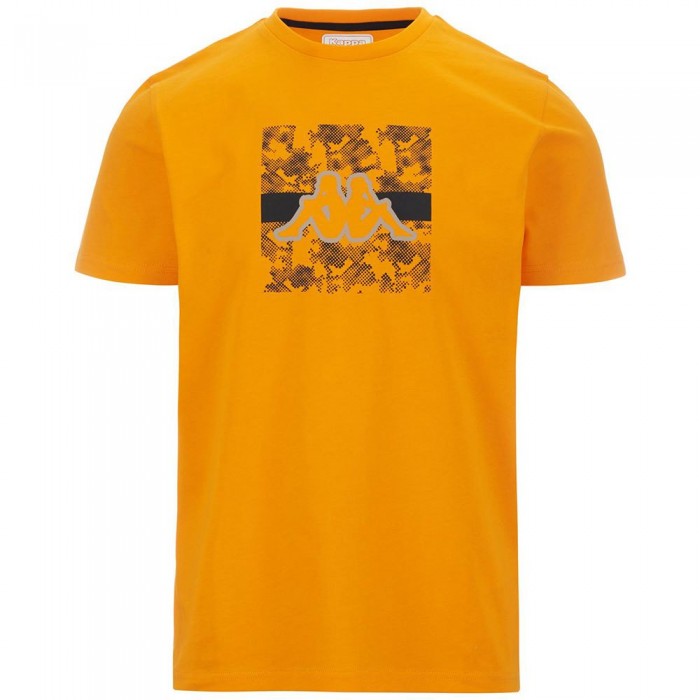 [해외]카파 반팔 티셔츠 Grami Graphik 140177353 Orange Marigold / Black