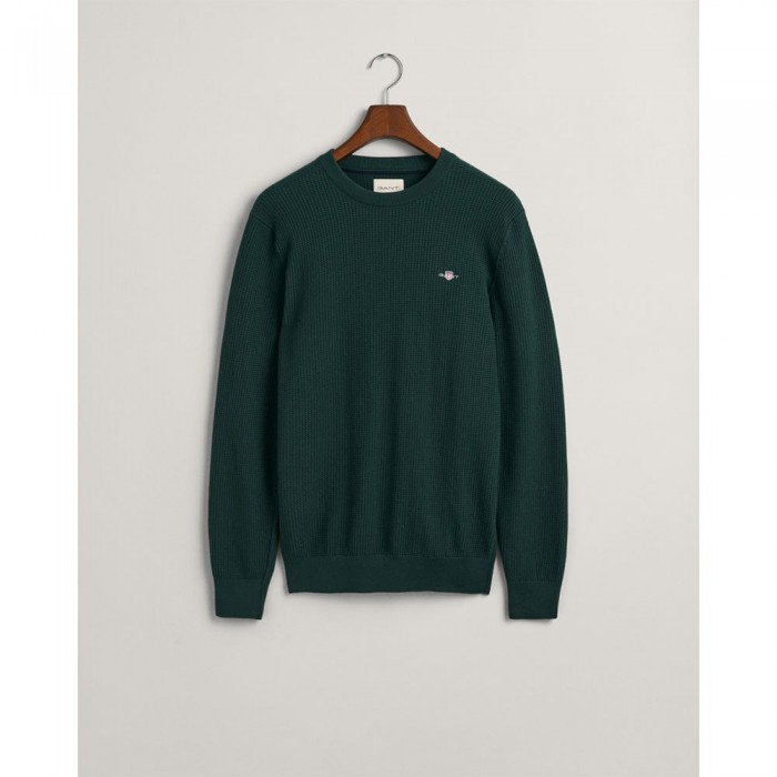 [해외]간트 스웨터 Micro Texture 140316647 Tartan Green