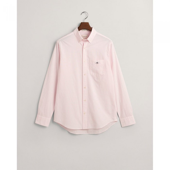 [해외]간트 Reg Gingham 긴팔 셔츠 140316657 Light Pink