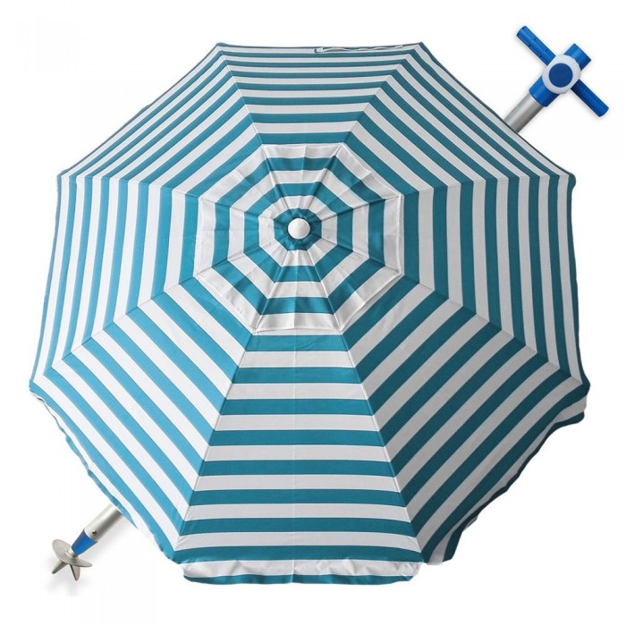 [해외]PINCHO 알루미늄 스파이크 우산 Marbella 3 200 cm 6140257094 Blue
