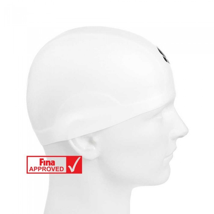 [해외]매드웨이브 FINA 승인 수영 모자 R-모자 6136244441 White