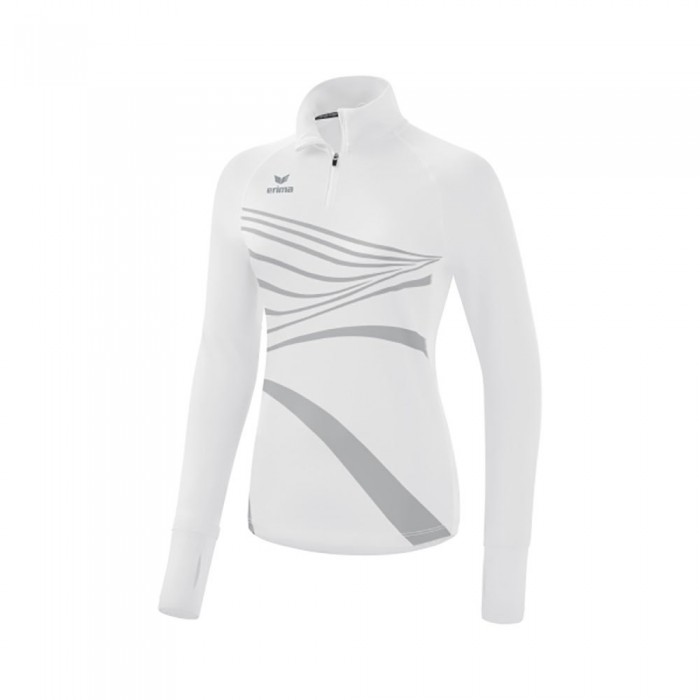 [해외]ERIMA Racing 하프 지퍼 긴팔 티셔츠 6140273224 New White