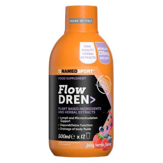 [해외]NAMED SPORT 식품 보조제 FlowDREN 500ml 4140290931 Black / Orange