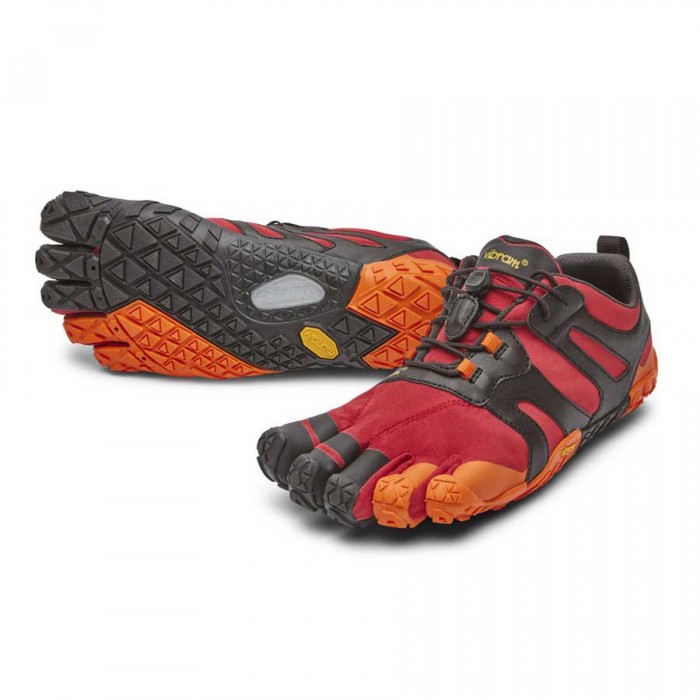 [해외]비브람 FIVEFINGERS 하이킹 신발 V-트레일 2.0 4140118387 Pompeianred / Black