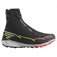 [해외]살로몬 Winter Cross Spike 트레일 러닝화 4140033870 Black / Fiery Coral / Safety Yellow