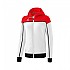 [해외]ERIMA Change 풀지퍼 스웨트셔츠 3140272796 White / Red / Black