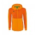 [해외]ERIMA Six Wings Training 풀지퍼 스웨트셔츠 3140273560 New Orange / Orange