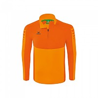 [해외]ERIMA Six Wings Training 하프 지퍼 긴팔 티셔츠 3140273591 New Orange / Orange