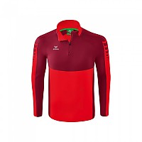 [해외]ERIMA 하프 지퍼 긴팔 티셔츠 Six Wings Training 3140273599 Red / Bordeaux