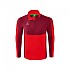 [해외]ERIMA Six Wings Training 하프 지퍼 긴팔 티셔츠 3140273599 Red / Bordeaux