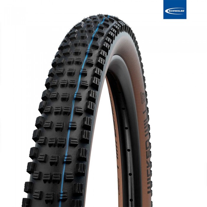 [해외]슈발베 Wicked Will Evo Super Race Tubeless 29´´ x 2.40 단단한 MTB 타이어 1140346326 Black / Brown