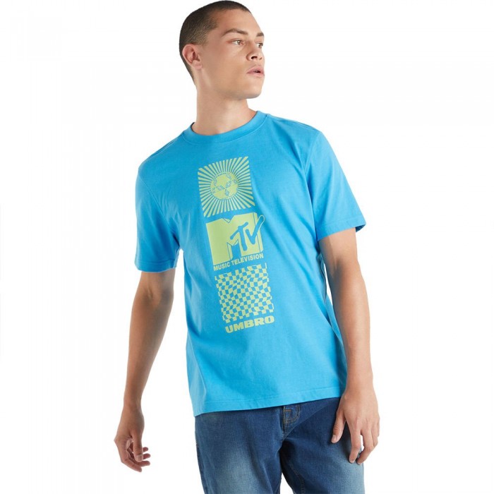 [해외]엄브로 X MTV Graphic 반팔 티셔츠 139594217 Malibu Blue
