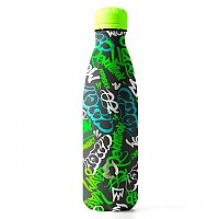 [해외]WATER REVOLUTION Grafiti 500ml Thermos Bottle 4140314878 Black / Green