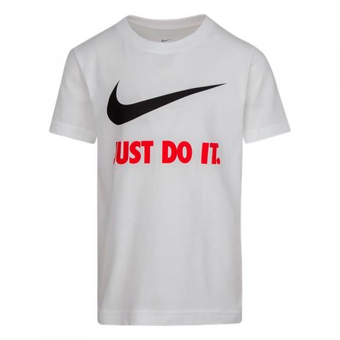 [해외]나이키 KIDS Swoosh Just Do It 숏 슬리브 T-셔츠15140159034 White / Red