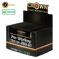 [해외]CROWN SPORT NUTRITION 에너지 파우더 향낭 상자 PRE Workout PRO ST 15g 12 단위 파란색 폭풍 6140367356 Black