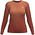 [해외]오들로 Crew Essential Seamless 긴팔 티셔츠 6140084415 Cinnabar Melange