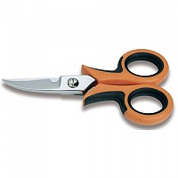 [해외]BETA UTENSILI Electrician Scissors With 라운드 Blades 44 mm 1140372045 Orange / Black / Silver