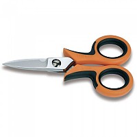 [해외]BETA UTENSILI Electrician Scissors With Straight Blades 44 mm 1140372046 Orange / Black / Silver