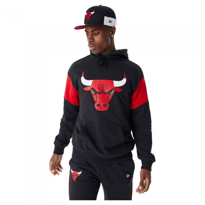 [해외]뉴에라 Chicago Bulls NBA Color Insert 후드티 140179928 Black FDR