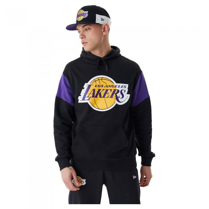 [해외]뉴에라 Los Angeles Lakers NBA Color Insert 후드티 140179938 Black TRP