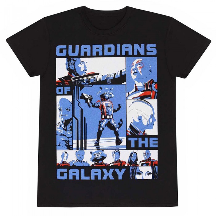 [해외]HEROES Guardians Of The Galaxy Vol 3 Shape 반팔 티셔츠 140364460 Black