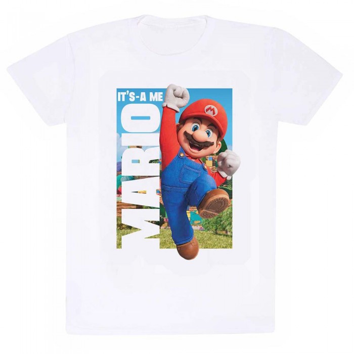 [해외]HEROES Super Mario Bros Its A Me Mario 반팔 티셔츠 140364739 White