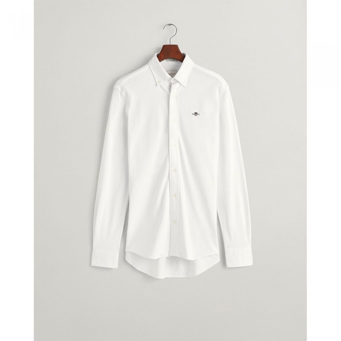 [해외]간트 긴 소매 셔츠 Regular Pique 140290583 White