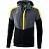 [해외]ERIMA Tracktop Squad 자켓 3138487417 Slate Grey / Black / Yellow