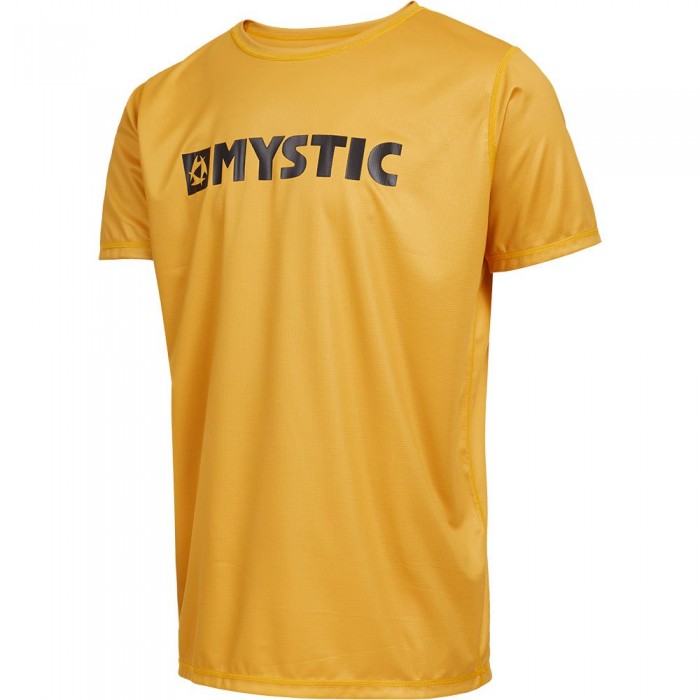 [해외]MYSTIC UV 반팔 티셔츠 Star 퀵dry 10140370136 Mustard