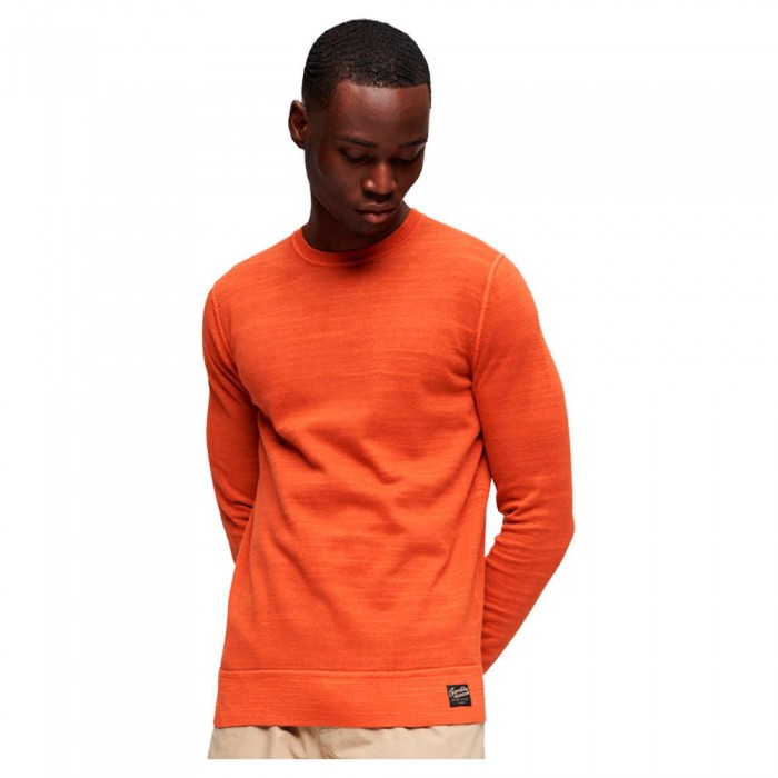 [해외]슈퍼드라이 크루넥 스웨터 Vintage Garment Dyed 140312820 Burnt Orange