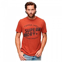 [해외]슈퍼드라이 Cooper Label Workwear 반팔 티셔츠 140370867 Copper Still Orange Grindle