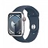 [해외]APPLE Series 9 GPS+Cellular Sport 45 mm watch 6140371254 Silver / Blue