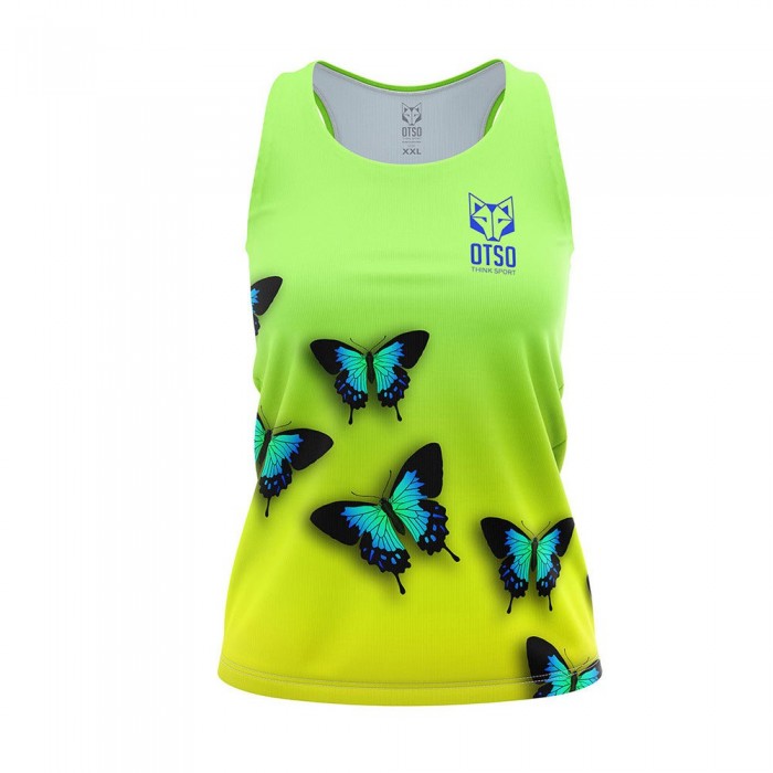 [해외]OTSO Butterfly 민소매 티셔츠 6140419455 Multicolour