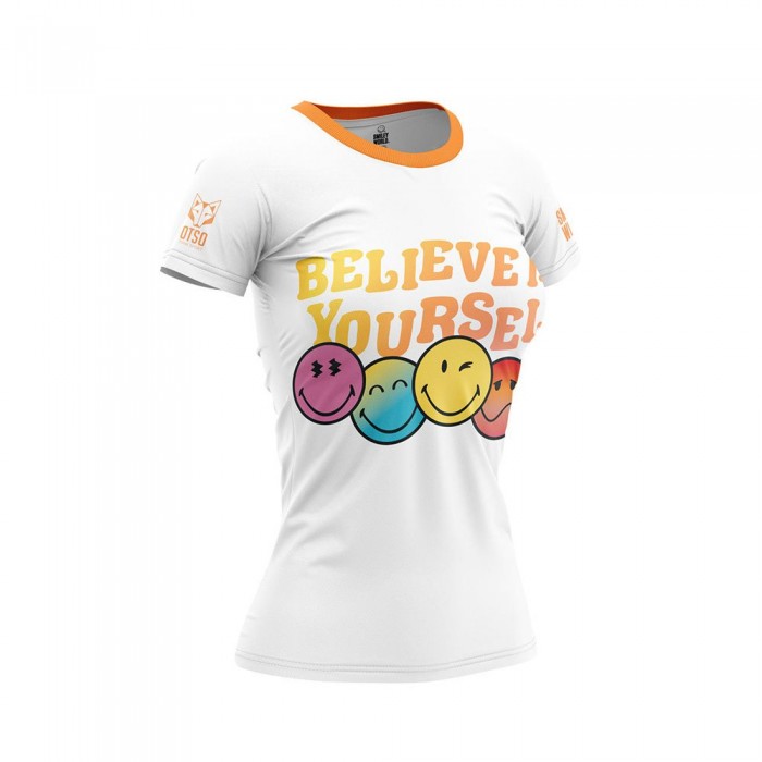 [해외]OTSO Smileyworld Believe 반팔 티셔츠 6140419480 Multicolour