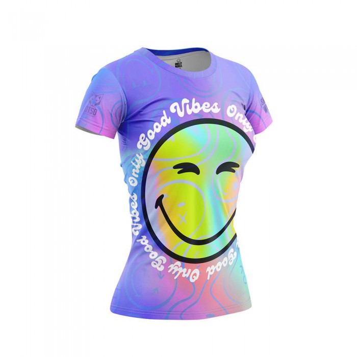 [해외]OTSO Smileyworld Vibes 반팔 티셔츠 6140419503 Multicolour