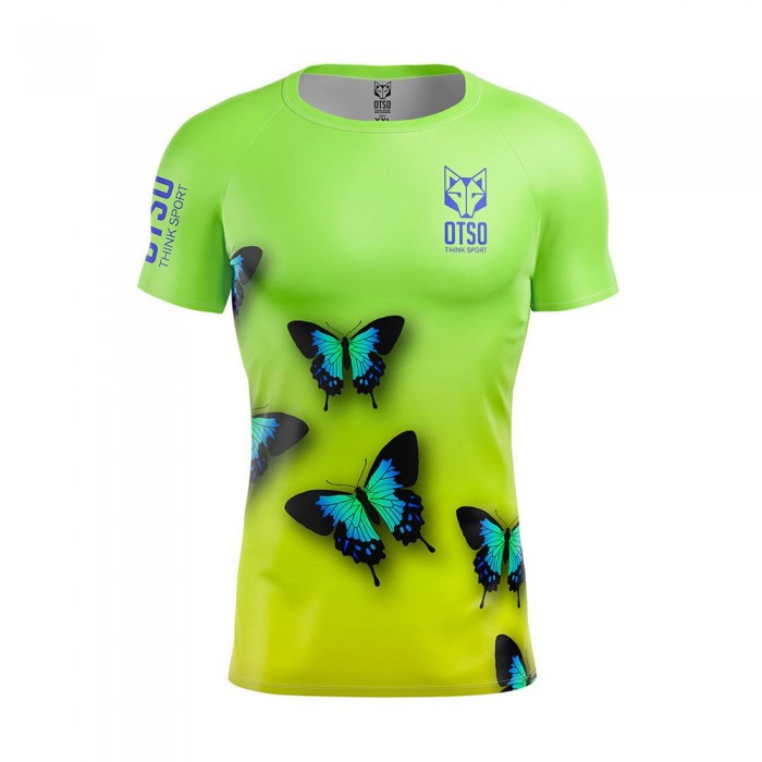 [해외]OTSO Butterfly 반팔 티셔츠 6140419453 Multicolour