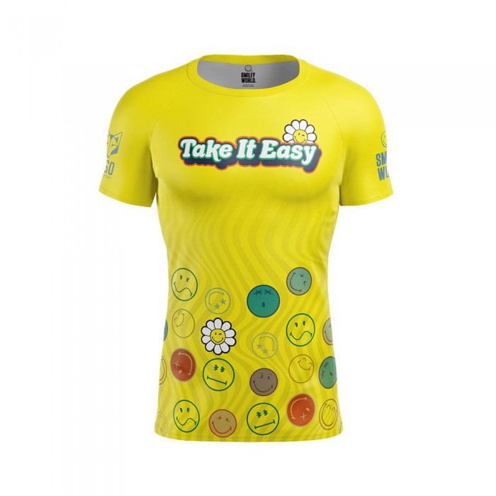 [해외]OTSO Smileyworld Easy 반팔 티셔츠 6140419487 Multicolour