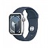 [해외]APPLE Series 9 GPS Sport 41 mm watch 14140371230 Silver / Blue