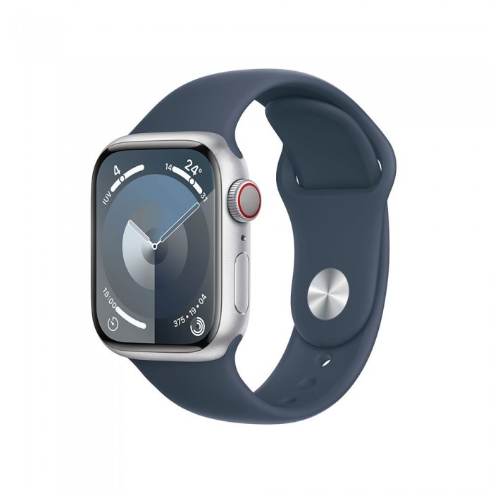 [해외]APPLE Series 9 GPS+Cellular 41 mm watch 14140371240 Silver / Steel Blue