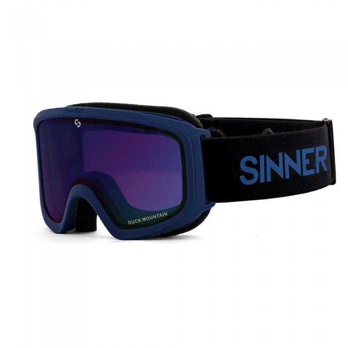 [해외]SINNER Duck Mountain 스키 고글 4140316817 Matte Sea Blue