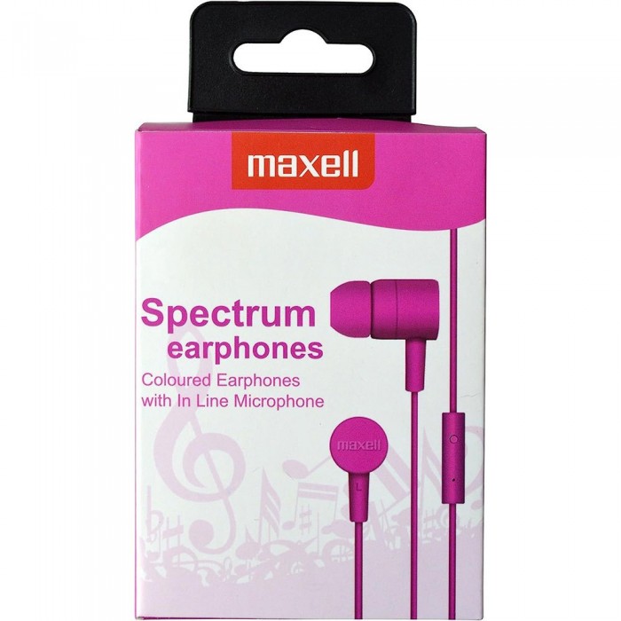 [해외]MAXELL 이어폰 Spectruc 140224889 Pink