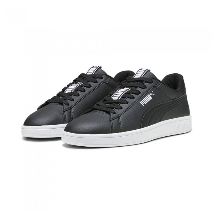 [해외]푸마 Smash 3.0 Logobsession 운동화 139965072 Puma Black / Puma White