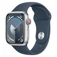 [해외]APPLE Series 9 GPS+Cellular Sport 41 mm watch 7140371492 Silver / Blue