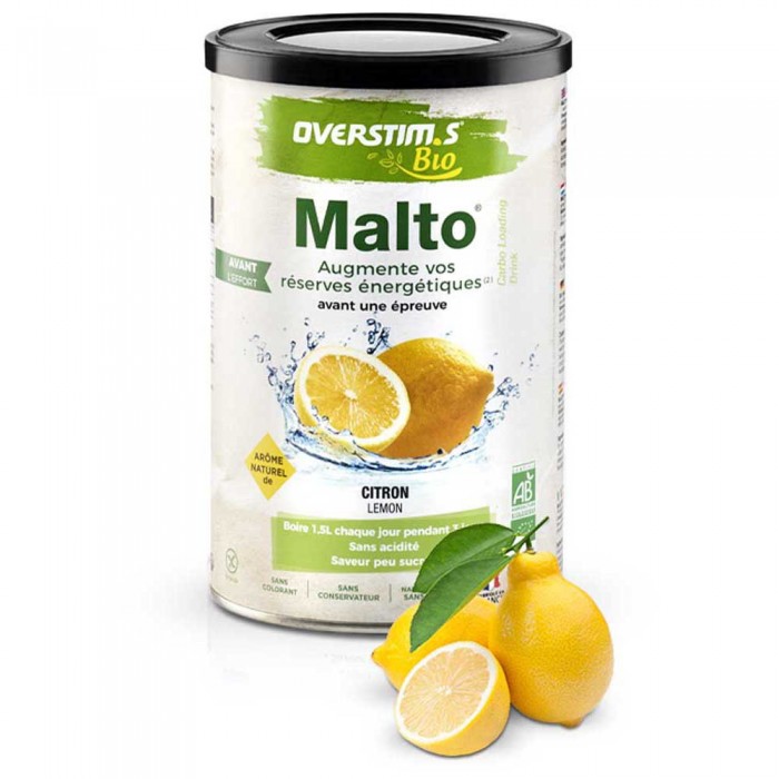 [해외]OVERSTIMS 레몬 에너지 드링크 Malto BIO 450g 12138761207 White