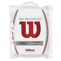 [해외]윌슨 테니스 오버그립 Pro Perforated 12 단위 12574735 White