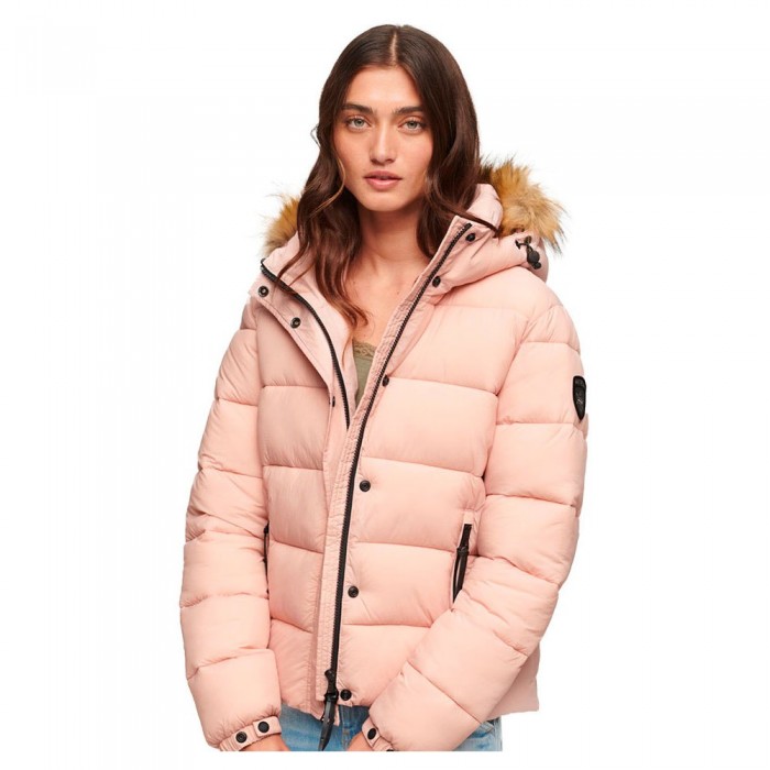 [해외]슈퍼드라이 퍼 재킷 Faux Fur 140344696 Pink Blush