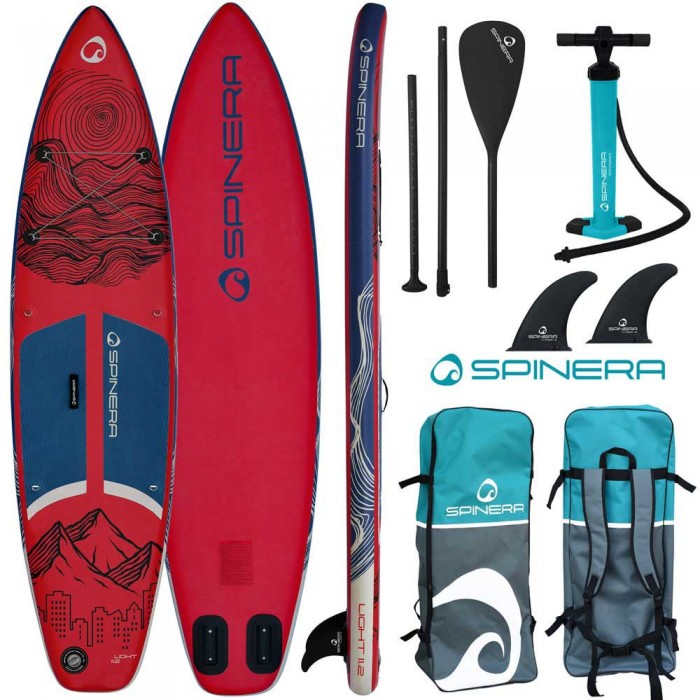 [해외]SPINERA 풍선 패들 서핑 세트 라이트 11´2´´ 14140334920 Red / Blue / Grey