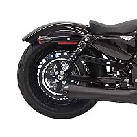 [해외]BASSANI XHAUST 로드 Rage II Mega Harley Davidson Ref:1X32RB 전체 라인 시스템 9140049268 Black