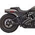 [해외]BASSANI XHAUST Sweeper Radius 2-2 Harley Davidson Ref:1S21FB 비인증된 완전 배기 시스템 9140049334 Black