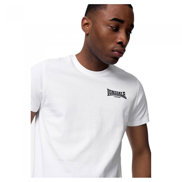 [해외]LONSDALE Elmdon 반팔 티셔츠 7140366822 White / Black